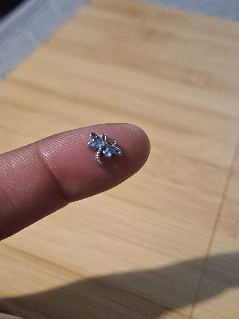 Dragonfly Charm For Floating Lockets - Picture 3 of 3